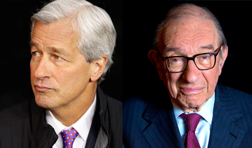 Dimon & Greenspan Both Strike Cautionary Notes on the Bond Market