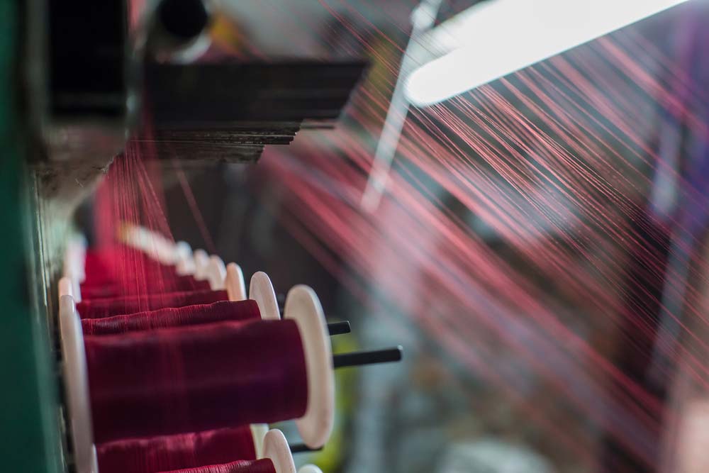 Weaving factory