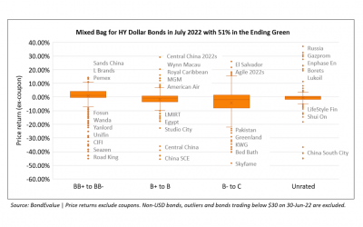 July 2022: Investment Grade Dollar Bonds Outperform as Curve Shifts Down